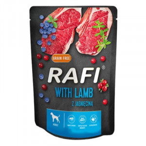 Dolina Noteci Rafi mit Lamm, Blaubeere, Preiselbeere - Nassfutter für Hunde 300 g 