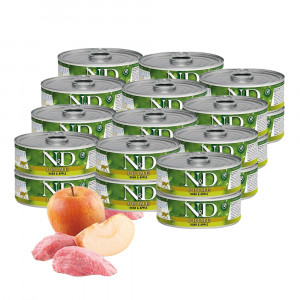 FARMINA N&D Prime Boar & Apple – Nassfutter für Katzen – 24x70 g