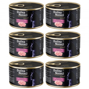 DOLINA NOTECI Premium Sterilised Reich an Pute – Nassfutter für Katzen – 6×185 g
