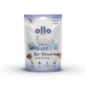 OLLO Air-Dried Lamb strips - leckerli für hunde - 80g