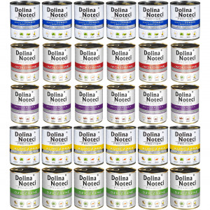 DOLINA NOTECI MIX DER GESCHMACKE – Nassfutter für Hunde – 30×800 g