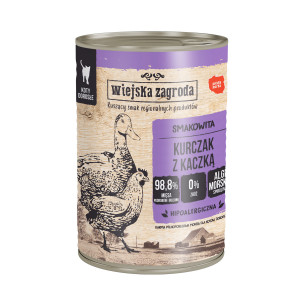 WIEJSKA ZAGRODA Chicken with duck - nassfutter für Katzen - 400g