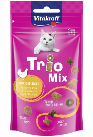 VITAKRAFT Trio Mix Poultry - Katze behandeln - 60g