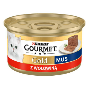 GOURMET Gold Rindfleisch - Nassfutter für Katzen - 85g
