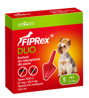 FIPREX Duo Parasitentropfen für Hunde S - 0,67 ml