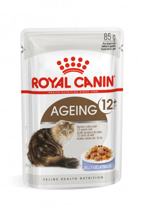 ROYAL CANIN FHN Ageing 12+ in Gelee - Nassfutter für Katzen - 12X85g