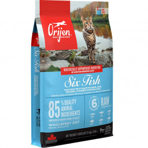 ORIJEN Six Fish Cat - trockenfutter für Katzen - 5,4kg