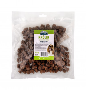 PETITTO Sushi rabbit with fish - leckerli für hunde - 500g 