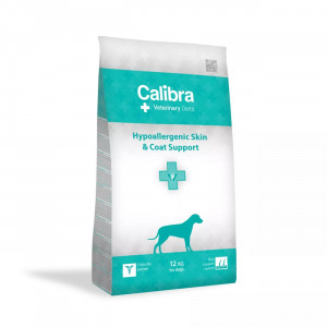 CALIBRA Veterinary Diets Dog Hypoallergenic Skin&Coat - trockenfutter für Hunde - 12kg
