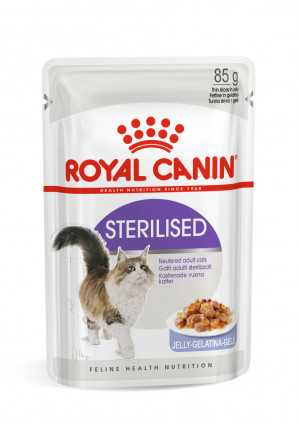 ROYAL CANIN FHN Sterilised in Sauce - Nassfutter für ausgewachsene Katzen - 12x85g 