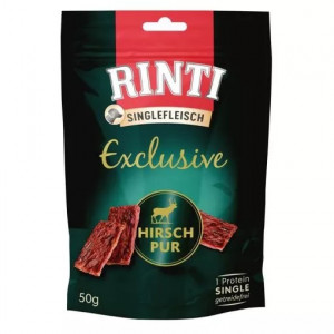 RINTI Singlefleisch Exclusive Deer - leckerli für hunde - 50g