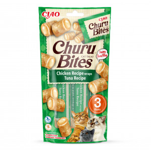 INABA Churu Bites Thunfisch mit Huhn - Katze behandeln - 3x10 g