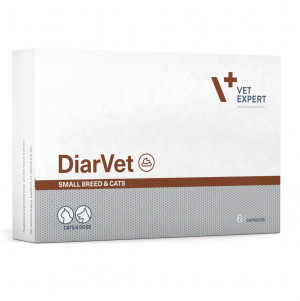 VETEXPERT Diarvet Small breed - nahrungsergänzungsmittel für hunde und katzen - 6 tabletten