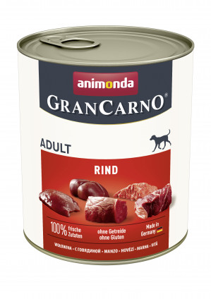 ANIMONDA GranCarno Adult Beef - Nassfutter für Hunde - 400g
