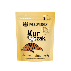 PAKA ZWIERZAKA Chicken S - trockenfutter für Katzen - 400g