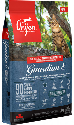 ORIJEN Guardian 8 - Trockenfutter für Katzen - 4,5 kg