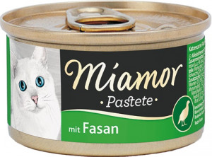 MIAMOR Pastete Pheasant - nassfutter für Katzen - 85g