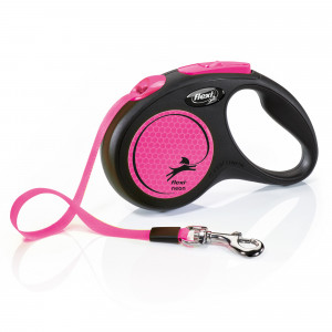 Flexi New Neon S 5 m Hund Rückziehbare Leine