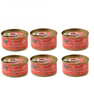 FISH4CATS Tuna fillet with salmon - nassfutter für Katzen - 6x70g