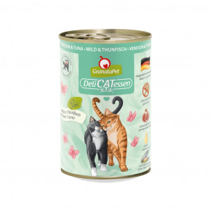 GRANATAPET DeliCATessen Venison and tuna - nassfutter für Katzen - 400g