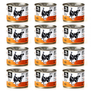 3COTY 14. Turkey and duck - nassfutter für Katzen - 12x180g