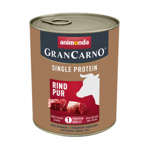 ANIMONDA GranCarno Adult Single Protein Beef - Nassfutter für Hunde - 800g