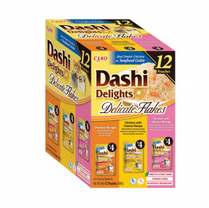 INABA Dashi Delights Delicate flakes Chicken mix - nassfutter für Katzen - 12x40g