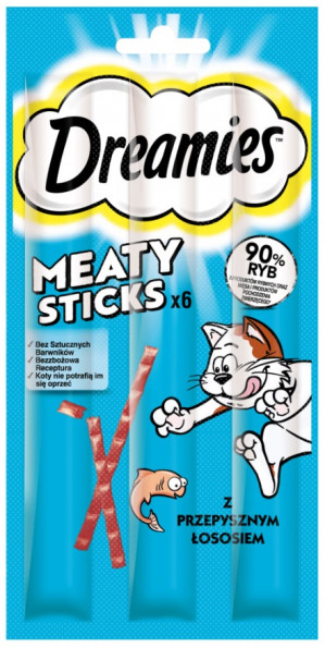 DREAMIES Meaty Sticks Salmon - Katze behandeln - 30 g