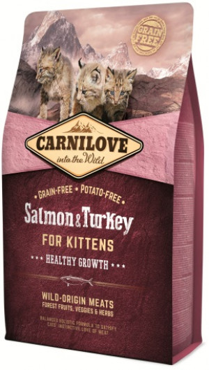 CARNILOVE Salmon & Turkey For kittens - trockenfutter für Katzen - 6kg