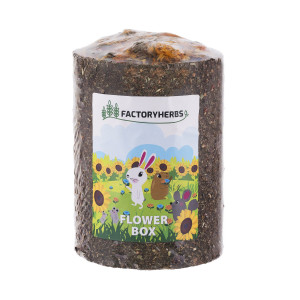 FACTORYHERBS Flower Box - Leckerbissen für Nagetiere und Kaninchen - 150g