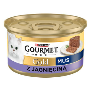 PURINA Gourmet Gold Mousse with lamb - nassfutter für Katzen - 85g