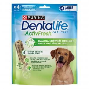 PURINA Dentalife Active Fresh Large - Zahnsnack für Hunde - 142g
