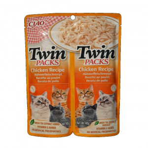 INABA Twin Packs Chicken - Katze behandeln - 2 x 40g