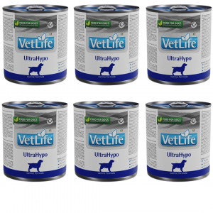 FARMINA Vet Life UltraHypo - Nassfutter für Hunde - 6x300 g