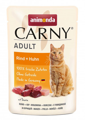 ANIMONDA Carny Adult Beef and chicken - nassfutter für Katzen - 85g