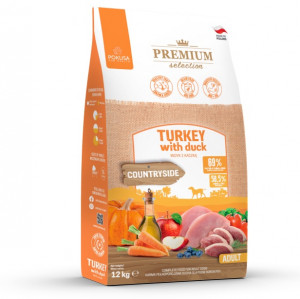 POKUSA Premium Selection Adult Turkey with duck - trockenfutter für Hunde - 12kg