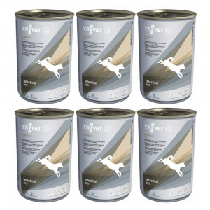 TROVET Intestinal DPD mit Ente – Nassfutter für Hunde – 6×400 g