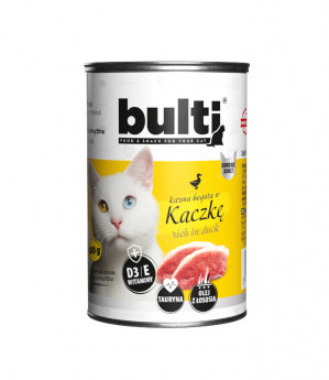 BULTI Rich in duck - nassfutter für Katzen - 400g