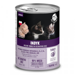 PET REPUBLIC Junior Turkey - nassfutter für Katzen - 400g 