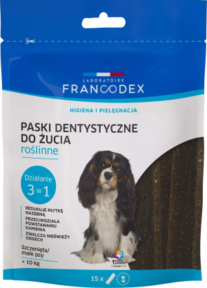 FRANCODEX Dental Strips S - leckerli für hunde - 15