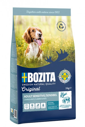 BOZITA Original Sensitive Digestion Lamb and rice - trockenfutter für Hunde - 3kg