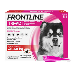 FRONTLINE Tri-Act XL Parasitentropfen für Hunde 40-60 kg,- 3 x 6 ml