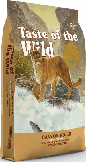 TASTE OF THE WILD Canyon River - Trockenfutter für Katzen - 6,6 kg 