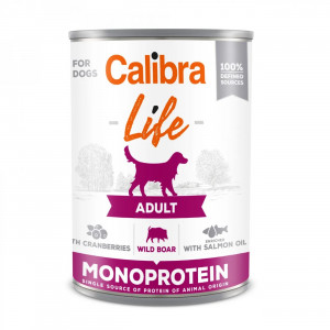 CALIBRA Adult Wild boar with cranberries - Nassfutter für Hunde - 400g
