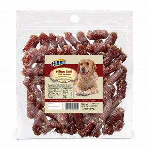 HILTON Soft duck sausages - leckerli für hunde - 500g
