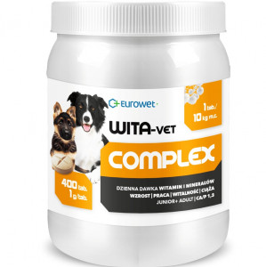 EUROWET Wita-Vet Complex - nahrungsergänzungsmittel für hunde - 400 tabletten