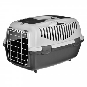 ZOLUX Gulliver 2 grau – Transportbox mit Metalltür für Kleintiere – 55 x 36 x 35 cm