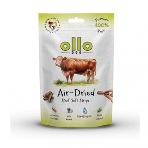 OLLO Air-Dried Beef strips - leckerli für hunde - 80g