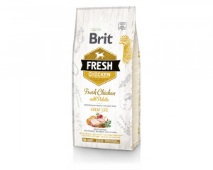 Brit Fresh 12 kg Adult Apfel, Buchweizen, Huhn, Kartoffel