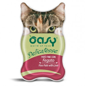 OASY Delicatesse Fine paté with Liver - nassfutter für Katzen - 85g